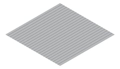 3D Presentation Image of Metal SheetCladding Fielders SpanForm BluegumMatt