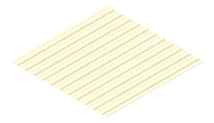 3D Presentation Image of Metal SheetCladding Fielders SpanForm ClassicCream