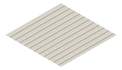 3D Presentation Image of Metal SheetCladding Fielders SpanForm DuneMatt