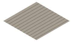 3D Presentation Image of Metal SheetCladding Fielders SpanForm Gully