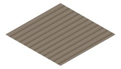 3D Presentation Image of Metal SheetCladding Fielders SpanForm Jasper