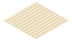 3D Presentation Image of Metal SheetCladding Fielders SpanForm Paperbark