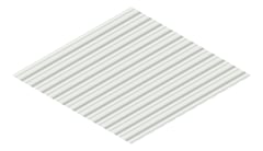 3D Presentation Image of Metal SheetCladding Fielders SpanForm ShaleGreyMatt