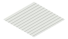 3D Presentation Image of Metal SheetCladding Fielders SpanForm ShaleGrey