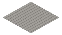 3D Presentation Image of Metal SheetCladding Fielders SpanForm Wallaby