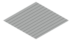 3D Presentation Image of Metal SheetCladding Fielders SpanForm Windspray