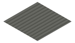 3D Presentation Image of Metal SheetCladding Fielders SpanForm WoodlandGrey