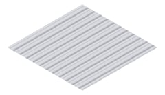 3D Presentation Image of Metal SheetCladding Fielders SpanForm ZincalumeSteel