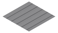 3D Presentation Image of Metal SheetCladding Fielders TL5 NSW VIC WA Basalt