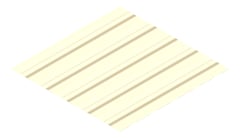 3D Presentation Image of Metal SheetCladding Fielders TL5 NSW VIC WA ClassicCream