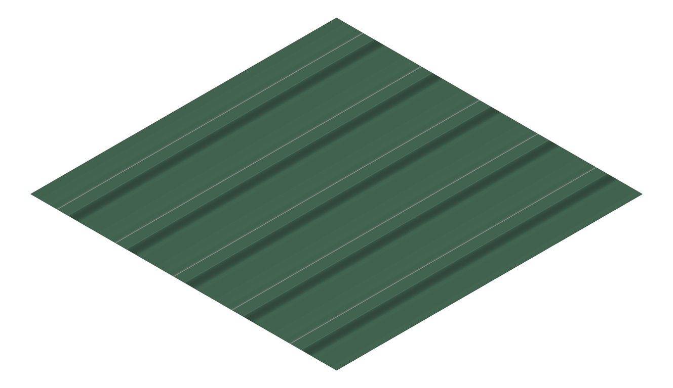3D Presentation Image of Metal SheetCladding Fielders TL5 NSW VIC WA CottageGreen