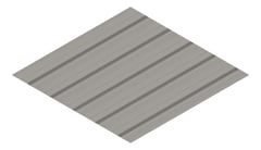 3D Presentation Image of Metal SheetCladding Fielders TL5 NSW VIC WA Wallaby