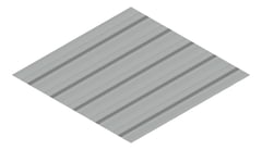 3D Presentation Image of Metal SheetCladding Fielders TL5 NSW VIC WA Windspray