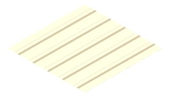 3D Presentation Image of Metal SheetCladding Fielders TL5 NT SA ClassicCream