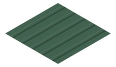 3D Presentation Image of Metal SheetCladding Fielders TL5 NT SA CottageGreen