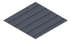 3D Presentation Image of Metal SheetCladding Fielders TL5 NT SA Ironstone