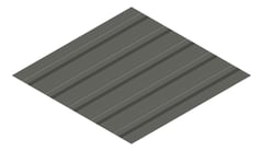 3D Presentation Image of Metal SheetCladding Fielders TL5 NT SA WoodlandGrey