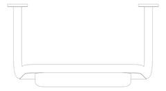 Plan Image of BackRest Toilet Fienza Care Cushion Plate