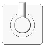 Front Image of RobeHook Single Fienza Sansa