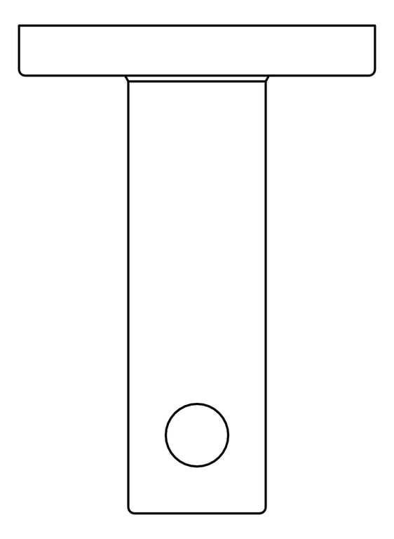 Plan Image of RobeHook Single Fienza Sansa