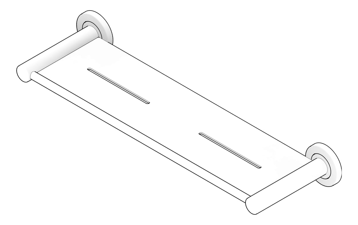 3D Documentation Image of Shelf Shower Fienza Kaya