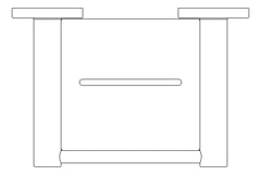 Plan Image of Shelf SurfaceMount Fienza Sansa Soap