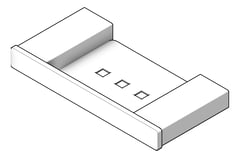 3D Shaded Image of Shelf SurfaceMount Fienza Tono Soap