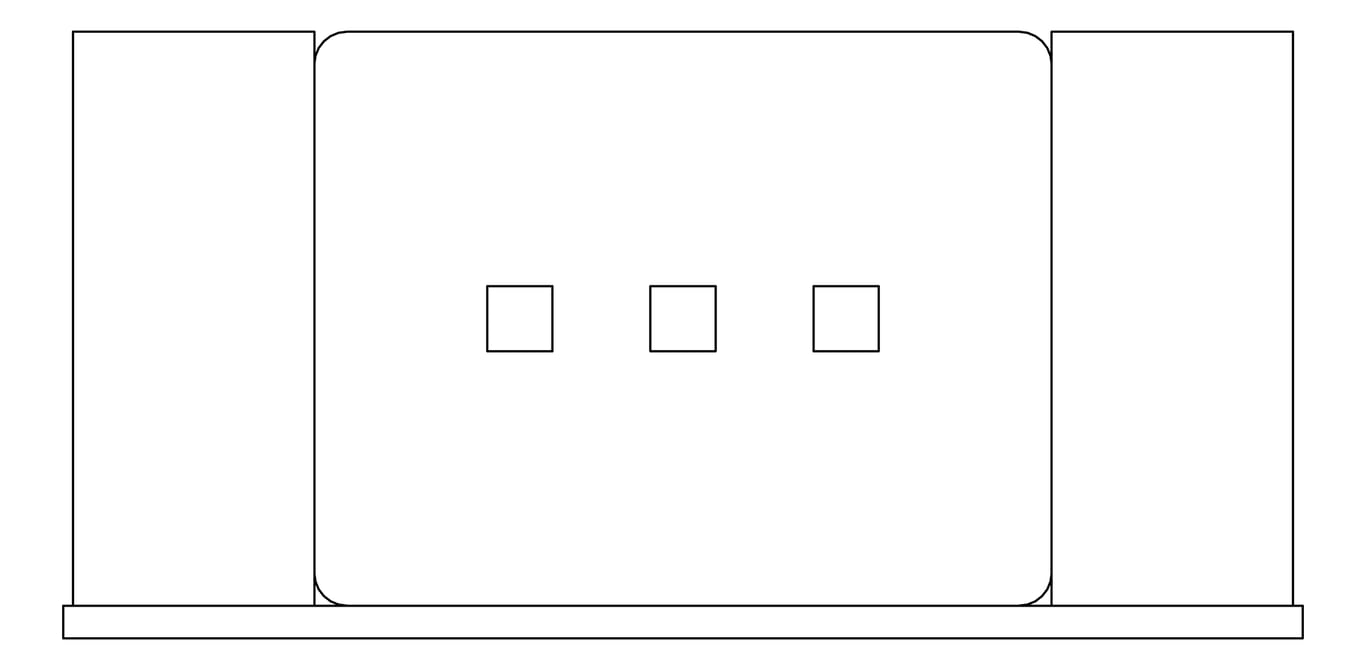 Plan Image of Shelf SurfaceMount Fienza Tono Soap