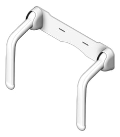 3D Shaded Image of SupportArms ToiletSuite Fienza AssistedLiving