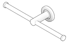 3D Documentation Image of ToiletRollHolder Double Fienza Kaya