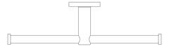 Plan Image of ToiletRollHolder Double Fienza Sansa