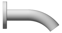 Left Image of TowelRail Double Fienza Kaya 900