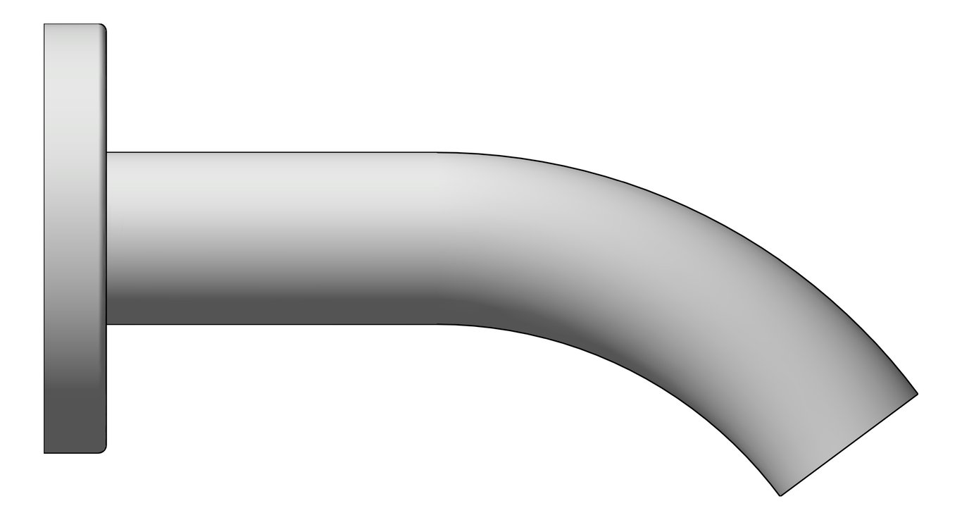 Left Image of TowelRail Double Fienza Kaya 900