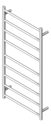 3D Shaded Image of TowelRail Heated Fienza Isabella 9Bars