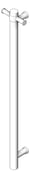 3D Shaded Image of TowelRail Heated Fienza Isabella VerticalBars