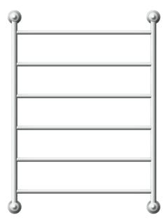 Front Image of TowelRail Heated Fienza Lilian 6Bars