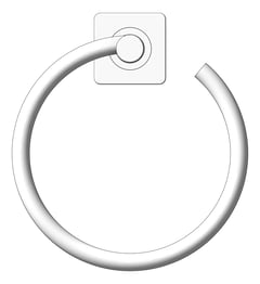 Front Image of TowelRing SurfaceMount Fienza Sansa