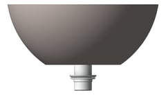 Left Image of Basin AboveCounter Fienza Alba Concrete Round