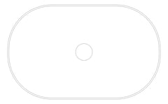 Plan Image of Basin AboveCounter Fienza Eleanor Oval
