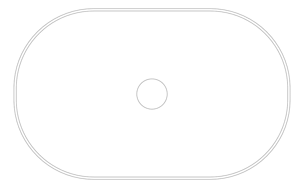 Plan Image of Basin AboveCounter Fienza Eleanor Oval