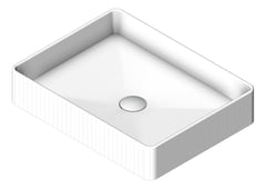 3D Shaded Image of Basin AboveCounter Fienza Eleanor Rectangle