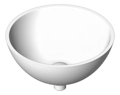 3D Shaded Image of Basin AboveCounter Fienza Lexy SolidSurface