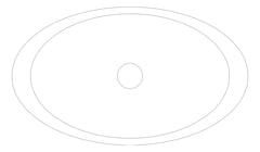 Plan Image of Basin CounterTop Fienza Bahama Stone