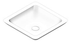 3D Shaded Image of Basin CounterTop Fienza Classique Stone 420