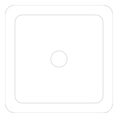 Plan Image of Basin CounterTop Fienza Classique Stone 420