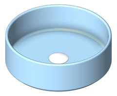 3D Shaded Image of Basin CounterTop Fienza Reba