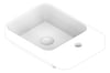 3D Documentation Image of Basin Inset Fienza Petra Mini