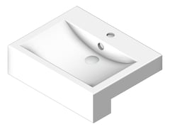 3D Shaded Image of Basin SemiRecessed Fienza Belinda