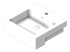 3D Shaded Image of Basin SemiRecessed Fienza Jacinta