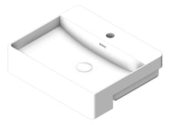 3D Shaded Image of Basin SemiRecessed Fienza Petra